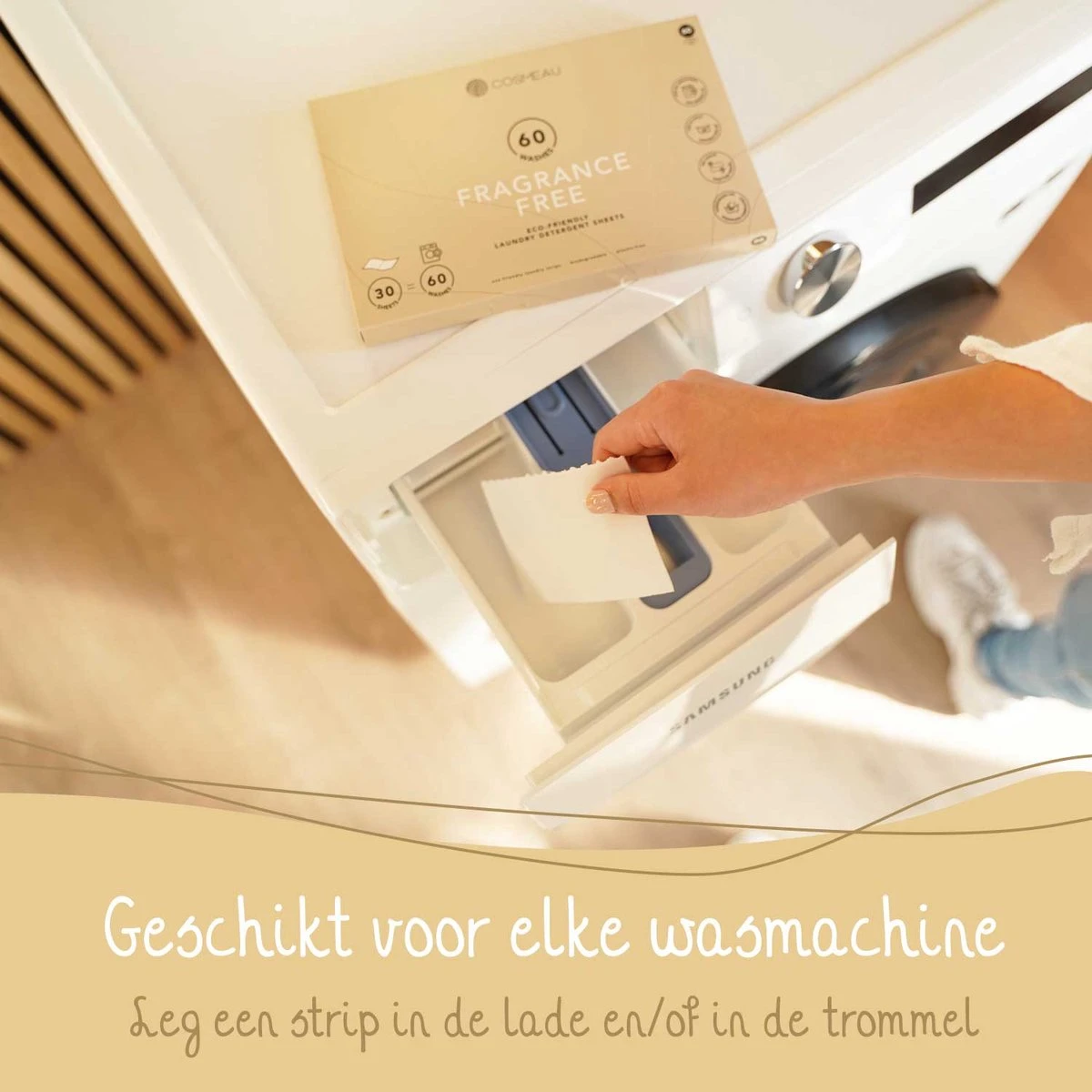 Cosmeau Wasmiddel Wasstrips 20 Wasbeurten Geurvrij Geurloos Wasvellen Wasdoekjes Detergent Sheets Proefpakket - Plasticvrij Biologisch Afbreekbaar 10 Cosmeau Wasmiddel Wasstrips 20 Wasbeurten Geurvrij Geurloos Wasvellen Wasdoekjes Detergent Sheets Proefpakket - Plasticvrij Biologisch Afbreekbaar - Afbeelding 10