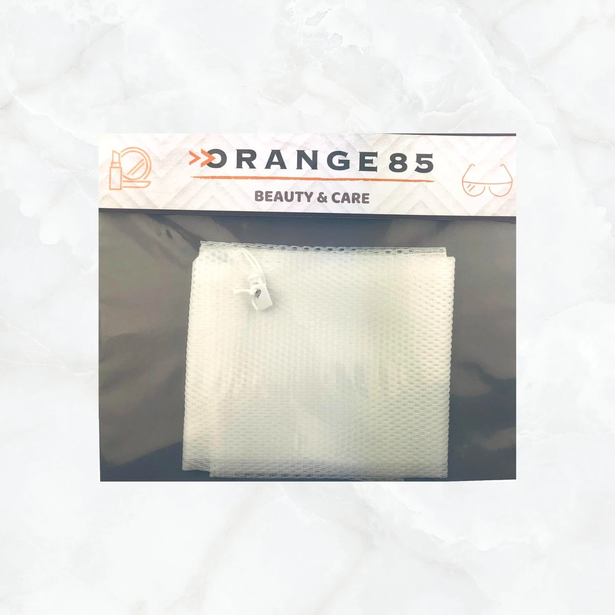 Orange85 Waszakken - 2 Stuks - Ritssluiting - Wit - 50x40 Cm - Polyester 3 Orange85 Waszakken - 2 Stuks - Ritssluiting - Wit - 50x40 Cm - Polyester - Afbeelding 3