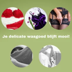 Merkloos Waszak 7x- Waszakken Voor Wasgoed- Laundry Bag- Incl. BH Waszakje Lingerie- Travel Organizer Bags-Set Van 7 -Schoonmaakmiddelen 1200x1200 683