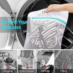 BOTC Waszakken - Wasnetten - Set Van 5 - Bescherm Je Wasgoed En Wasmachine - Transparant -Schoonmaakmiddelen 1200x1200 691