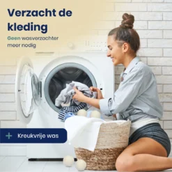 Wooly Drogerballen - 6 Wasdroger Ballen - Duurzaam - Wol - Herbruikbare Wasballen - Wasbol - Wasverzachter -Schoonmaakmiddelen 1200x1200 726