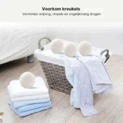 Wollen Drogerballen - Duurzaam & Milieuvriendelijk - Wasbol - Verkort Droogtijd - Droogballen - Hypoallergeen En Chemicaliënvrij - Bespaar Op Energierekening - Wasdroger Ballen - Wasbollen -Schoonmaakmiddelen 1200x1200 810