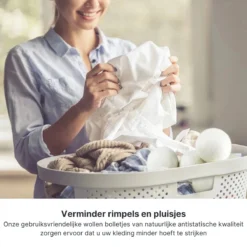 Wollen Drogerballen - Duurzaam & Milieuvriendelijk - Wasbol - Verkort Droogtijd - Droogballen - Hypoallergeen En Chemicaliënvrij - Bespaar Op Energierekening - Wasdroger Ballen - Wasbollen -Schoonmaakmiddelen 1200x1200 812