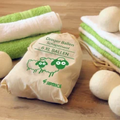 Droger Ballen Wol - Wasdroger Herbruikbare Wollen Droger Ballen - Droogballen Voor Snellere Droogtijd- Set 6 Stuks - Swilix -Schoonmaakmiddelen 1200x1200 831