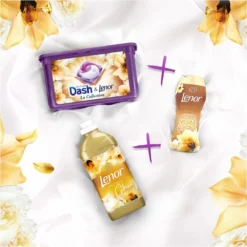 Lenor Gouden Orchidee - Wasverzachter - Voordeelverpakking 8 X 19 Wasbeurten -Schoonmaakmiddelen 1200x1200 910