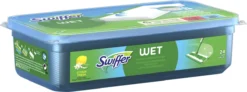 Swiffer Vloerreiniger - Vochtige Vloerdoekjes - Geur Van Citrus Fresh - Voordeelverpakking 2 X 48 Stuks -Schoonmaakmiddelen 1200x448