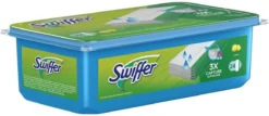 Swiffer Wet Doekjes – Vochtige Vloerdoekjes Met Frisse Citroen – 2x24 Natte Vloerdoekjes Duopack -Schoonmaakmiddelen 1200x521