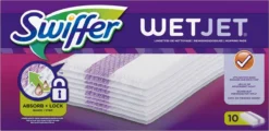 Swiffer WetJet Dweilsysteem Reinigingsdoekjes - Voordeelverpakking 2 X 10 Navullingen 15 Swiffer WetJet Dweilsysteem Reinigingsdoekjes - Voordeelverpakking 2 X 10 Navullingen -Schoonmaakmiddelen 1200x585