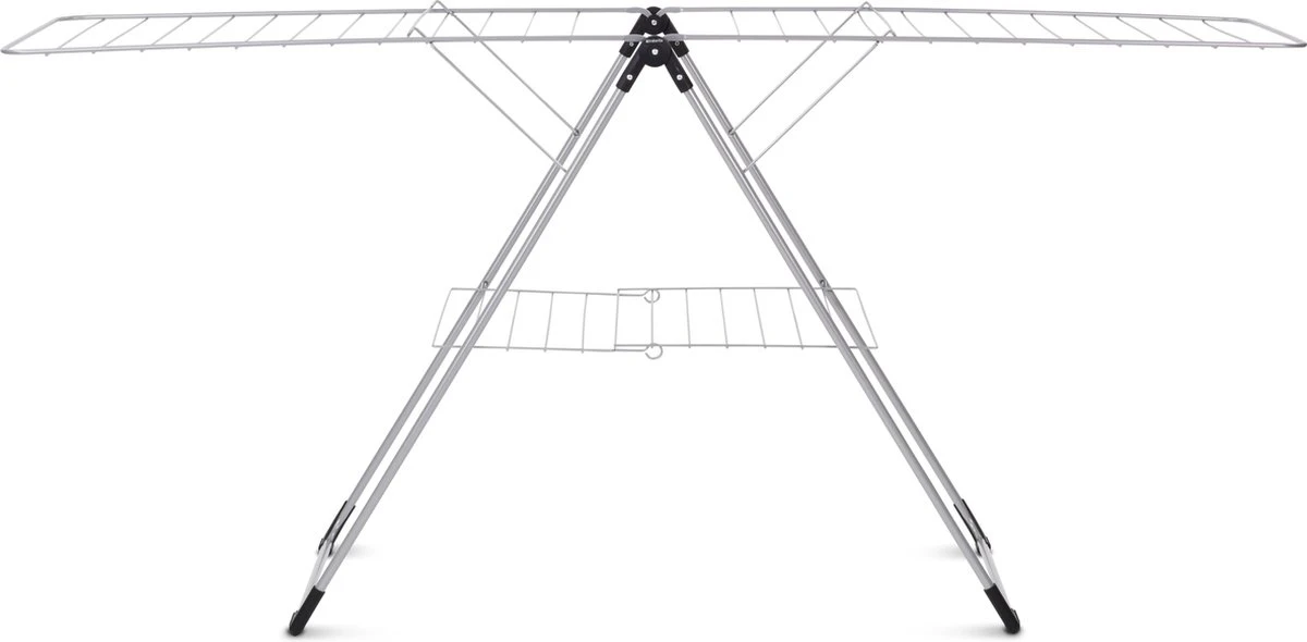 Brabantia Droogrek Inklapbaar T Model - 20 M - Metallic Grey 1 Brabantia Droogrek Inklapbaar T Model - 20 M - Metallic Grey