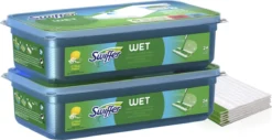 Swiffer Vloerreiniger - Vochtige Vloerdoekjes - Geur Van Citrus Fresh - Voordeelverpakking 2 X 48 Stuks