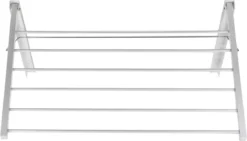Merkloos Droogrek - Opklapbare Badkamerdroger Aan De Muur Gemonteerd - 80 Cm Wit -Schoonmaakmiddelen 1200x683 4