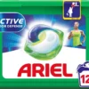 Ariel All In 1 Wasmiddel Pods + Actieve Geurbestrijding - 3x43 Wasbeurten - Voordeelverpakking