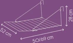 Metaltex Breda Hangdroogrek - 7m Drooglengte - Ophangbaar - Wit -Schoonmaakmiddelen 1200x708 3