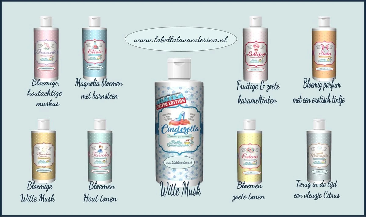 Wasparfum La Bella Lavanderina, Proefpakket 3 Wasparfum La Bella Lavanderina, Proefpakket - Afbeelding 3