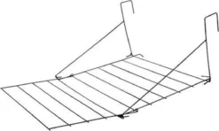 Universal Droogrek - 6M - Zwart - Hangrek - 59 X 75 X 30 Cm