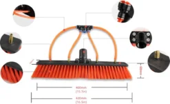 Aqua2Go Telescoopsteel 7,2 Meter - Lichtgewicht Aluminium - 40 Cm. Borstel - Ramen Wassen - Zonnepanelen -Schoonmaakmiddelen 1200x736 3