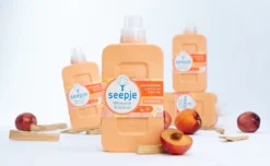 Seepje Wasverzachter - Sandelhout En Perzik – Natuurlijke Ingredienten - 4 X 30 Wasbeurten - 4 X 750ML -Schoonmaakmiddelen 1200x737