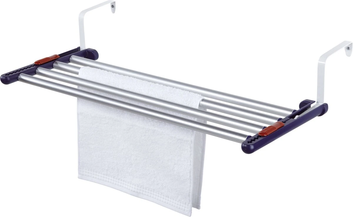 Leifheit Hangdroogrek Uitschuifbaar Quartett 42 - 4,2 M Drooglengte - Aluminium 2 Leifheit Hangdroogrek Uitschuifbaar Quartett 42 - 4,2 M Drooglengte - Aluminium - Afbeelding 2