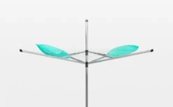 Brabantia Lift-O-Matic Droogmolen Met Grondanker - 60 M - Metallic Grey -Schoonmaakmiddelen 1200x745 1