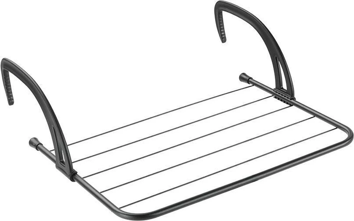 Tomado - Metaltex - Favonio Radiator Droogrek- Mat Zwart - 3M 3 Tomado - Metaltex - Favonio Radiator Droogrek- Mat Zwart - 3M - Afbeelding 3