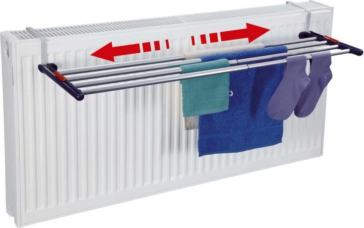 Leifheit Hangdroogrek Uitschuifbaar Quartett 42 - 4,2 M Drooglengte - Aluminium 3 Leifheit Hangdroogrek Uitschuifbaar Quartett 42 - 4,2 M Drooglengte - Aluminium - Afbeelding 3