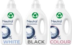 Neutral Neutral Wasmiddel Pakket Parfumvrij En Hypoallergeen Wit + Zwart + Kleur Zorgt Voor De Gevoelige Huid én Voor Het Milieu (1+1+1) X 20 Wasbeurten 9 Neutral Neutral Wasmiddel Pakket Parfumvrij En Hypoallergeen Wit + Zwart + Kleur Zorgt Voor De Gevoelige Huid én Voor Het Milieu (1+1+1) X 20 Wasbeurten -Schoonmaakmiddelen 1200x753 1