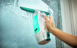 Leifheit Dry & Clean Ruitenreiniger Met Steel (43 Cm), Inwasser En Smalle Zuigmond (17 Cm) Click System -Schoonmaakmiddelen 1200x758 5