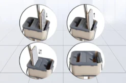 UMUZI CLEANING Dweil - Draaibare Kop - Mop Met Zelfreinigend Mechanisme - 128 Cm Lang - Afmeting Mop: 20 X 37 X 17 Cm 8 UMUZI CLEANING Dweil - Draaibare Kop - Mop Met Zelfreinigend Mechanisme - 128 Cm Lang - Afmeting Mop: 20 X 37 X 17 Cm -Schoonmaakmiddelen 1200x799 30