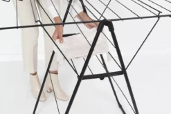 Brabantia HangOn Droogrek Inklapbaar - 15 Meter - Matt Black -Schoonmaakmiddelen 1200x800 159