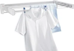 Leifheit Wanddroogrek Telegant 36 Protect Plus - 3,6 M Drooglengte - Ophangbaar - Wit -Schoonmaakmiddelen 1200x836 2