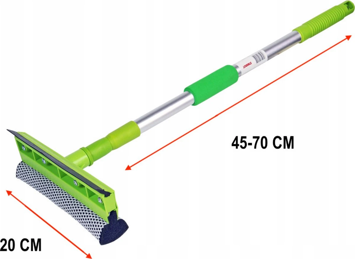 Merkloos Telescoopsteel Ramenwassen – Telescopische Ramenwasser – Uitschuifbare Ramenwisser – Verstelbare Ramentrekker – Glazenwassen – Glazenwasser – Ruitenwasser – Ruitenwisser – Spons En Trekker – 45-70 CM 2 Merkloos Telescoopsteel Ramenwassen – Telescopische Ramenwasser – Uitschuifbare Ramenwisser – Verstelbare Ramentrekker – Glazenwassen – Glazenwasser – Ruitenwasser – Ruitenwisser – Spons En Trekker – 45-70 CM - Afbeelding 2