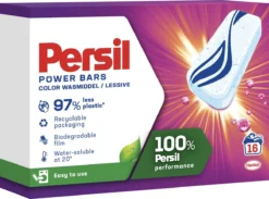 Persil® Persil Power Bars Kleur Wasmiddel - Voordeelverpakking - 9 X 16 Wasbeurten -Schoonmaakmiddelen 1200x889 2