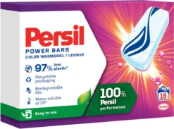Persil® Persil Power Bars Kleur Wasmiddel - Voordeelverpakking - 9 X 16 Wasbeurten -Schoonmaakmiddelen 1200x889 3