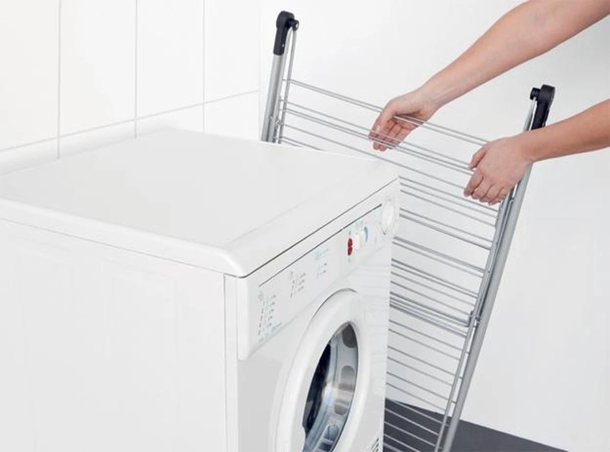 Brabantia Droogrek Inklapbaar T Model - 20 M - Metallic Grey 19 Brabantia Droogrek Inklapbaar T Model - 20 M - Metallic Grey - Afbeelding 19