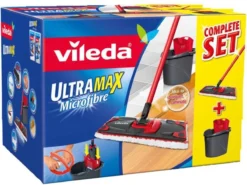 Vileda UltraMax Power 2in1 - Complete Set - Vlakke Microvezelmop + Emmer Met Pers -Schoonmaakmiddelen 1200x898 2