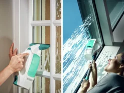 Leifheit Dry & Clean Ruitenreiniger Met Steel (43 Cm), Inwasser En Smalle Zuigmond (17 Cm) Click System -Schoonmaakmiddelen 1200x899 103