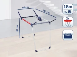 Leifheit Droogrek - Pegasus 180 Solid Plus - 18 M Drooglengte -Schoonmaakmiddelen 1200x899 84