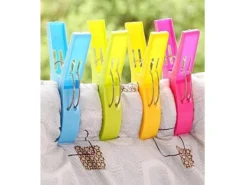 Set Van 4 Stuks Grote Plastic Handdoeken Knijpers, Badlaken Wasknijpers XXL, Strandlaken / Kleed Vastmaken Aan Ligbed, Stoel Of Zonnebed (gebruik Op Strand, Balkon Of Tuin) -Schoonmaakmiddelen 1200x900 74