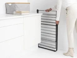 Brabantia HangOn Droogrek Inklapbaar - 25 Meter - Met Wasknijpertasje - Matt Black -Schoonmaakmiddelen 1200x900 80