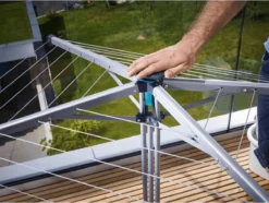 Leifheit Droogmolen Linopop-up - Incl. Beschermhoes - 14 Meter Drooglengte -Schoonmaakmiddelen 1200x904 7