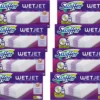 Swiffer WetJet Reinigingsdoekjes - Voordeelverpakking 8 X 10 Navullingen