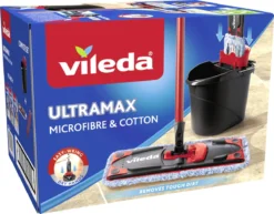 Vileda UltraMax Micro&Cotton - Complete Set - Tegelvloeren -Schoonmaakmiddelen 1200x937 1