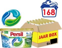 Persil® Persil 4in1 Discs Universal Wascapsules - Wasmiddel Capsules - Voordeelverpakking - 6 X 28 Wasbeurten -Schoonmaakmiddelen 1200x937