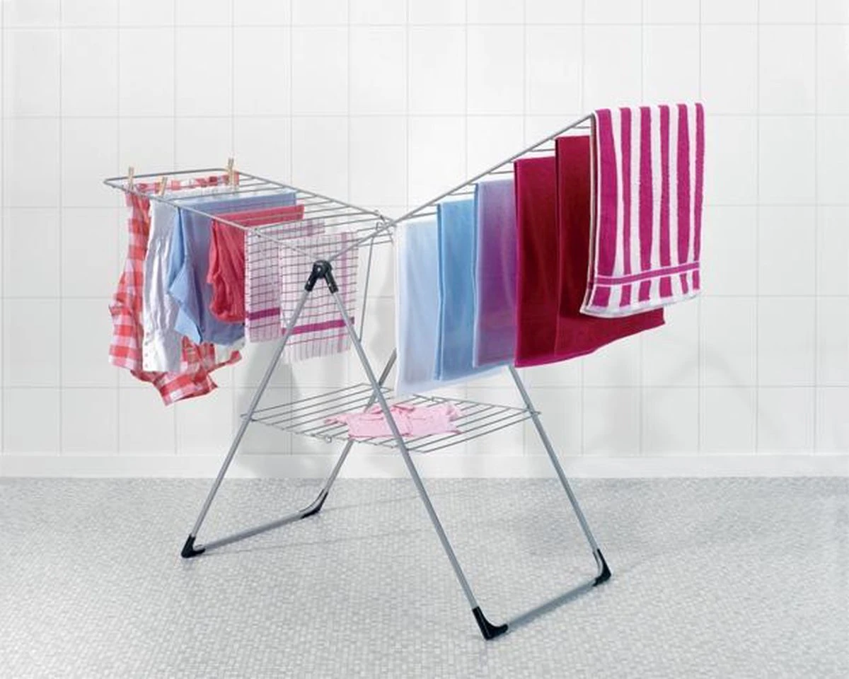 Brabantia Droogrek Inklapbaar T Model - 20 M - Metallic Grey 18 Brabantia Droogrek Inklapbaar T Model - 20 M - Metallic Grey - Afbeelding 18