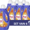 Robijn Color Vloeibaar Wasmiddel - 6 X 20 Wasbeurten - Voordeelverpakking