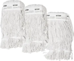 MAUS Dweil Set Compleet - Aluminium Dweilstok - 3 Recycled Moppen - Lichtgewicht Set Professional -Schoonmaakmiddelen 1200x987 1