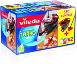 Vileda TURBO 2in1 - Pedaalsysteem Met 2 Navullingen -Schoonmaakmiddelen 1200x996 2