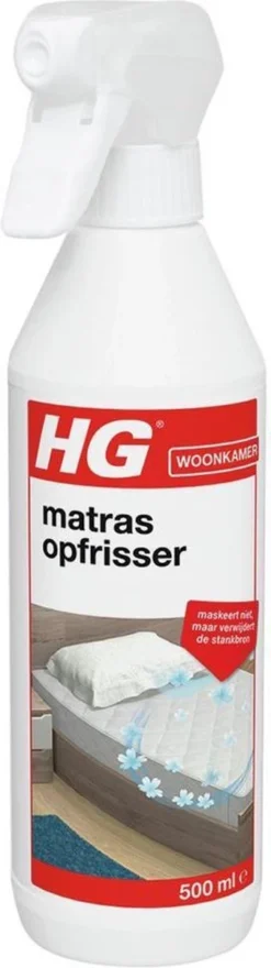HG Matrasopfrisser - 500ml - Maskeert Niet, Maar Neemt De Bron Weg - Geeft Snel Een Fris Matras -Schoonmaakmiddelen 337x1200