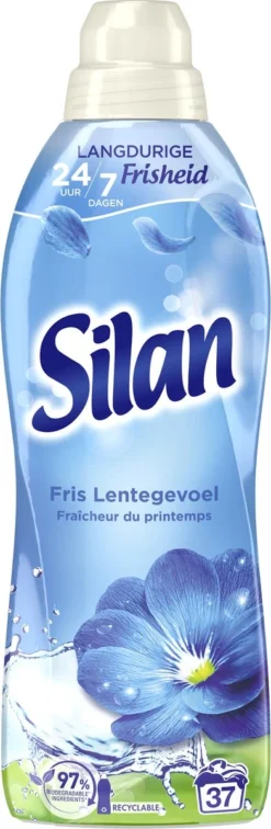 Silan Fris Lentegevoel Wasverzachter - 6 X 37 Wasbeurten - Voordeelverpakking -Schoonmaakmiddelen 392x1200 1