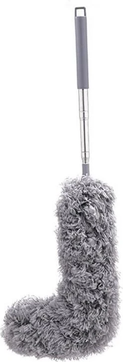 7Style Collection - Microvezel Plumeau Met Uitschuifbare Telescoopsteel Tot 280 CM - Ragebol RVS -Schoonmaakmiddelen 410x1200